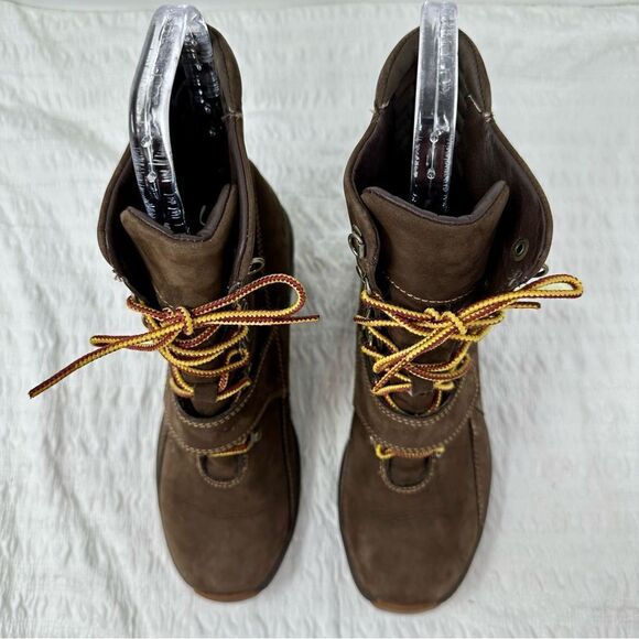 Timberland Wedge Boots- Size 6.5 - Picture 3 of 15